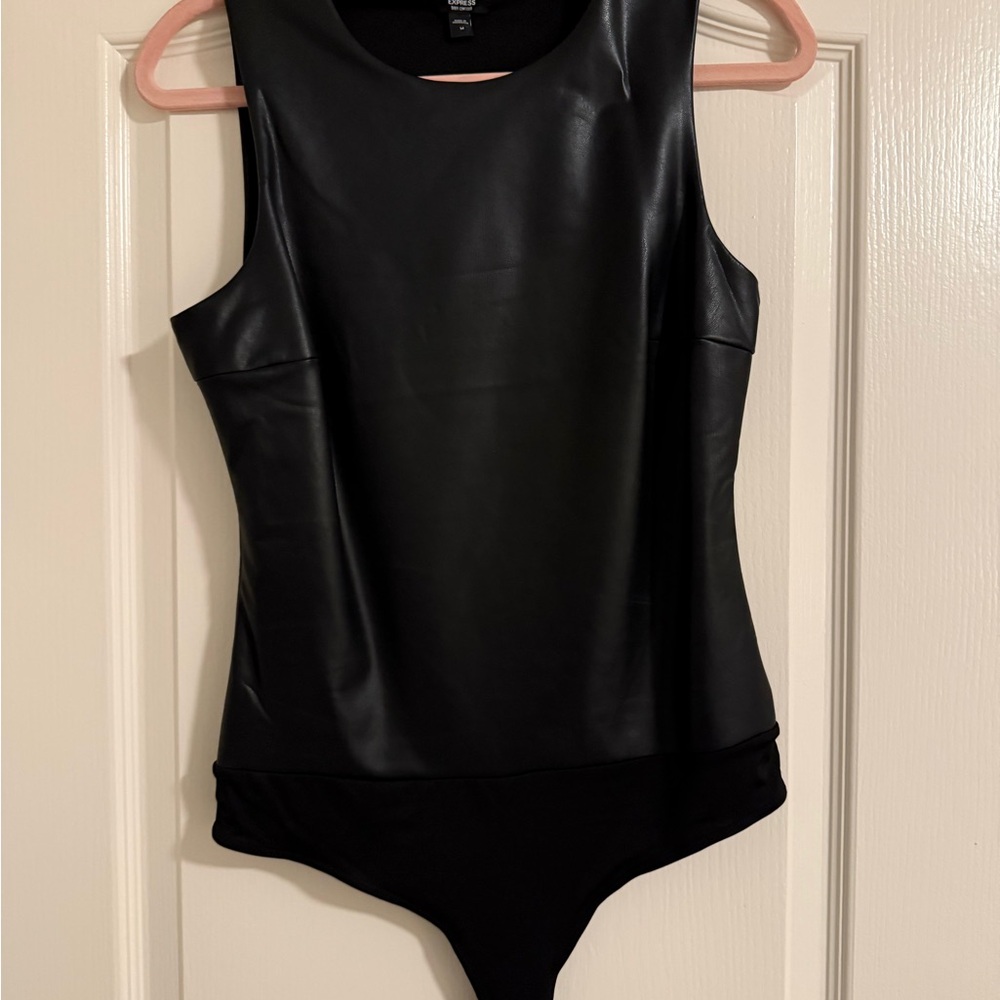 Express Black Sleeveless Bodysuit
